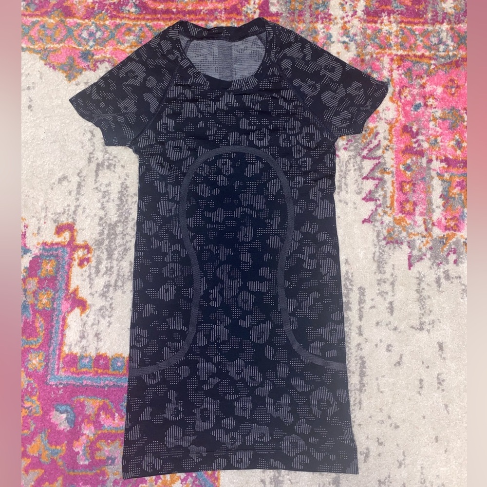 Black Cheetah Print Lululemon Swiftly Tech